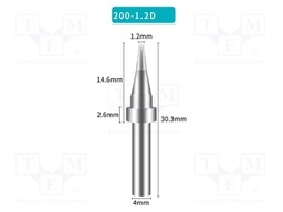 Tip; chisel; 1.2mm; for soldering station; BK3500