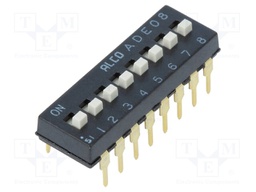 ADE0804=DIP SWITCH,EXT,THRU/HL
