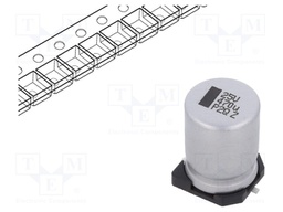 Capacitor: electrolytic; SMD; 470uF; 25VDC; 10x10x14mm; ±20%; 3000h