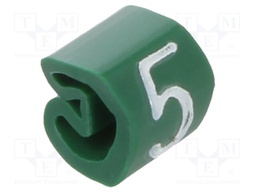 Markers for cables and wires; 1.3÷3mm; PVC; -30÷80°C; leaded