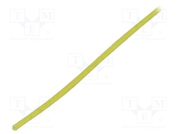 Insulating tube; yellow; -30÷155°C; Øint: 500um; L: 200m; 3kV/mm