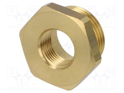 Brass; Mount.elem: thread adapter; Int.thread: G 3/8"