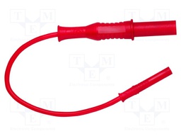 Test lead; 70VDC; 33VAC; 2A; 4mm banana plug-2mm banana plug