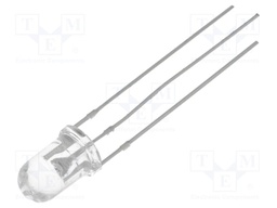 LED; 5mm; bicolour; red/yellow; 13500÷16000mcd; 13500÷16000mcd