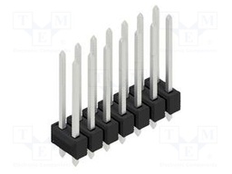 Connector: pin strips; pin header; male; PIN: 14; 2.54mm; THT; 2x7