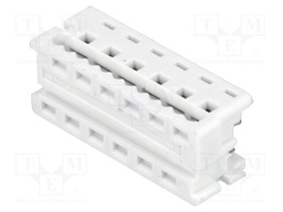 Plug; wire-board; female; PIN: 12; 1.27mm; IDC; for ribbon cable