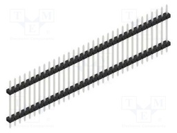 Connector: pin strips; pin header; male; PIN: 33; 2mm; THT; 1x33