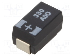 Capacitor: tantalum-polymer; 330uF; 10VDC; TPB; SMD; ±20%; 2000h