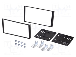 Radio frame; Kia; 2 DIN; black