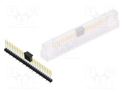 Connector: pin strips; pin header; male; PIN: 28; 2.54mm; SMT; 1x28
