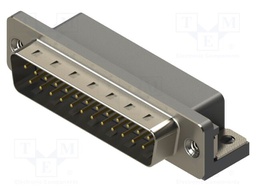 Connector: D-Sub; PIN: 25; socket; male; angled; THT; MHDR