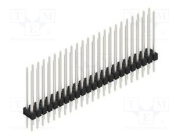 Connector: pin strips; pin header; male; PIN: 46; 2.54mm; THT; 2x23