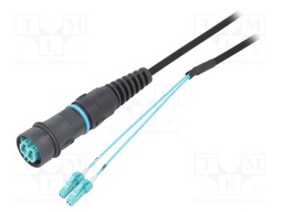 Connector: fiber optic; patchcord; PIN: 2; multi mode duplex (MM)