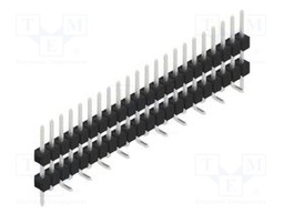 Connector: pin strips; pin header; male; PIN: 22; 2.54mm; SMT; 1x22
