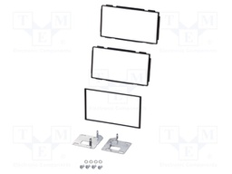 Radio frame; Nissan; 2 DIN; black