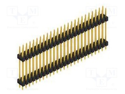 Connector: pin strips; pin header; male; PIN: 50; 2.54mm; THT; 2x25