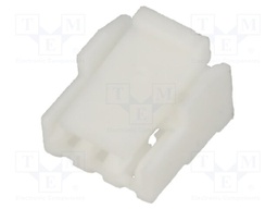 Plug; wire-board; female; 1.25mm; PIN: 3; w/o contacts; for cable