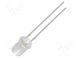 LED; green; 5mm; 750÷1120mcd; 120°; Front: recessed; 12÷15VDC