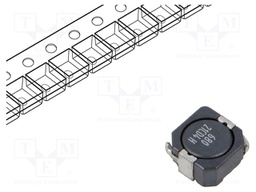 Inductor: wire; SMD; 67.2uH; Ioper: 1.84A; 111mΩ; ±30%; Isat: 1.7A
