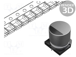 Capacitor: electrolytic; SMD; 4.7uF; 35VDC; Ø4x5.8mm; ±20%; 5000h
