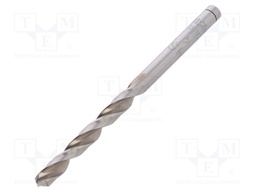 Drill bit; for metal; Ø: 4.7mm; L: 80mm; HSS; Working part len: 47mm