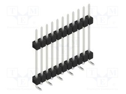 Connector: pin strips; pin header; male; PIN: 11; 2.54mm; SMT; 1x11