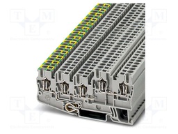 Splice terminal: rail; 18A; 250V; spring clamp; PA; 0.08÷4mm2