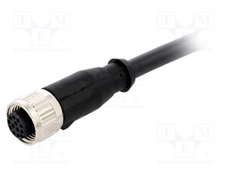 Plug; M12; PIN: 12; female; A code-DeviceNet / CANopen; 5m; cables
