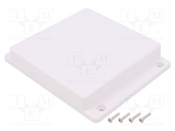 Enclosure: multipurpose; X: 125mm; Y: 125mm; Z: 25mm; TWF; ABS; white