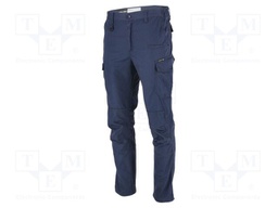 Dungarees; Size: M; navy blue; slim-fit; 220g/m2; combat trousers
