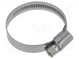 Worm gear clamp; W: 9mm; Clamping: 30÷45mm; steel; WD9; W2