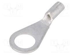 Ring terminal; M4; 0.1÷0.5mm2; crimped; for cable; non-insulated
