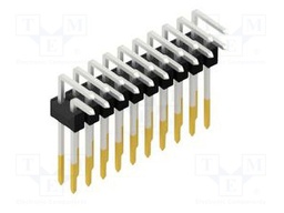 Connector: pin strips; pin header; male; PIN: 20; 2.54mm; THT; 2x10