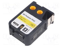 Tape; Width: 24mm; Colour: yellow; Character colour: black; L: 7m