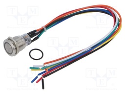 Switch: vandal resistant; Pos: 2; SPDT; 2A/24VDC; IP65; ON-ON; 1GΩ