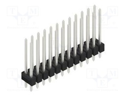 Connector: pin strips; pin header; male; PIN: 24; 2.54mm; THT; 2x12