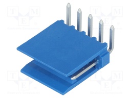 Socket; wire-board; male; HE14; 2.54mm; PIN: 5; THT; 3A; tinned