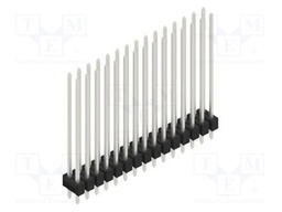 Connector: pin strips; pin header; male; PIN: 30; 2.54mm; THT; 2x15