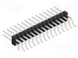 Connector: pin strips; pin header; male; PIN: 30; 2.54mm; SMT,THT