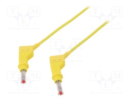 Connection cable; PVC; 2m; yellow; 32A; Type: with sliding cover