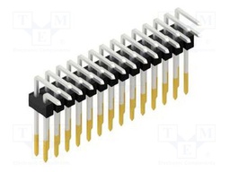 Connector: pin strips; pin header; male; PIN: 28; 2.54mm; THT; 2x14