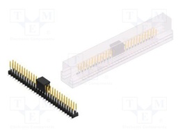 Connector: pin strips; pin header; male; PIN: 56; 2.54mm; SMT; 2x28