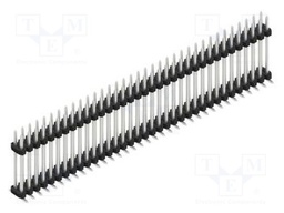 Connector: pin strips; pin header; male; PIN: 70; 2mm; SMT; 2x35
