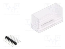 Connector: pin strips; pin header; male; PIN: 10; 1.27mm; SMT; 1x10
