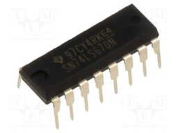 IC: digital; register; Ch: 4; THT; DIP16; 74LS; 0÷70°C; OUT: 3-state