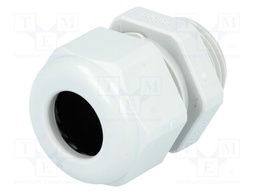 Gland; M20; IP68; 10÷14mm; Mat: thermoplastic; grey