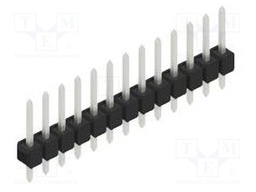 Connector: pin strips; pin header; male; PIN: 13; 2.54mm; THT; 1x13