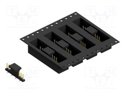 Connector: pin strips; pin header; male; PIN: 9; 2mm; SMT; 1x9; 100V