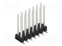 Connector: pin strips; pin header; male; PIN: 14; 2.54mm; SMT; 2x7