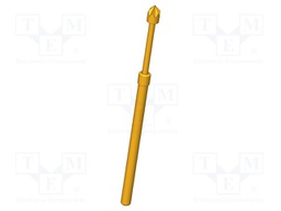 Test needle; Operational spring compression: 8mm; 5A; Ø: 2mm; 1.5N